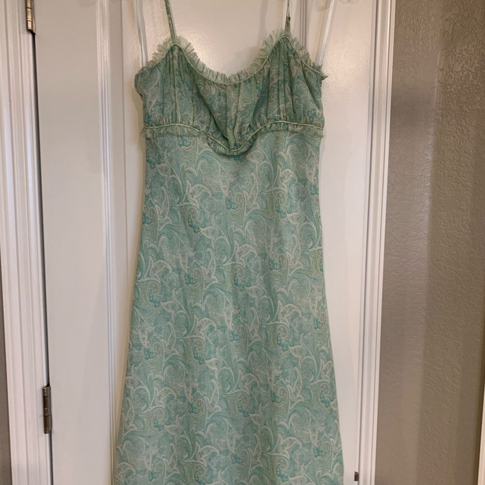 Express paisley strap dress